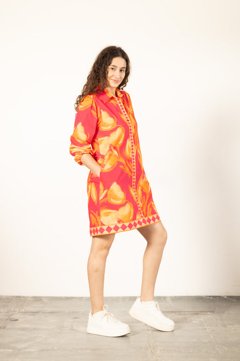 PETAL BLAZE AVA DRESS