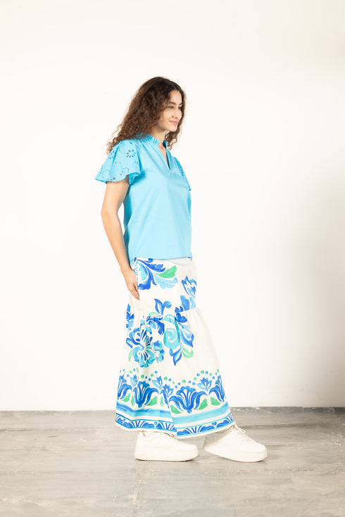 OCEAN BLOOM ADA SKIRT