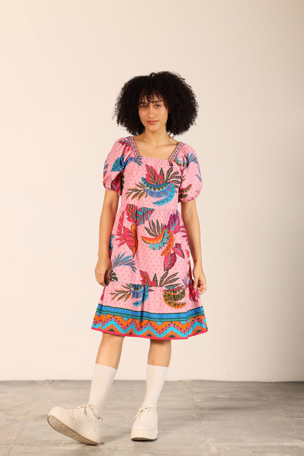 BANANA BAROQUE ARIA DRESS