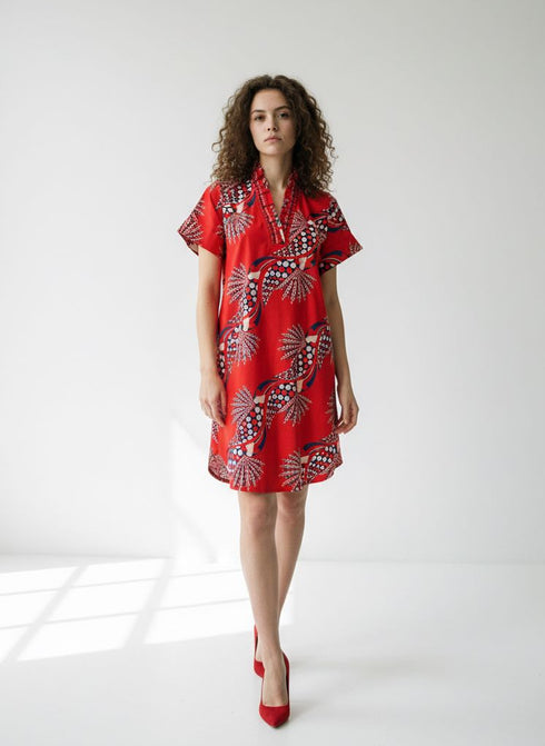 CRIMSON ASCENT ALANA DRESS