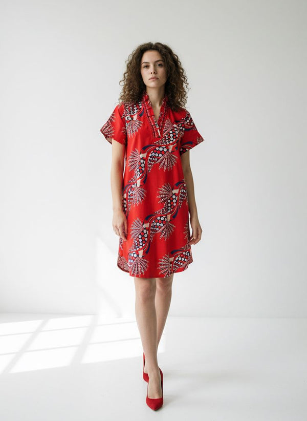 CRIMSON ASCENT ALANA DRESS