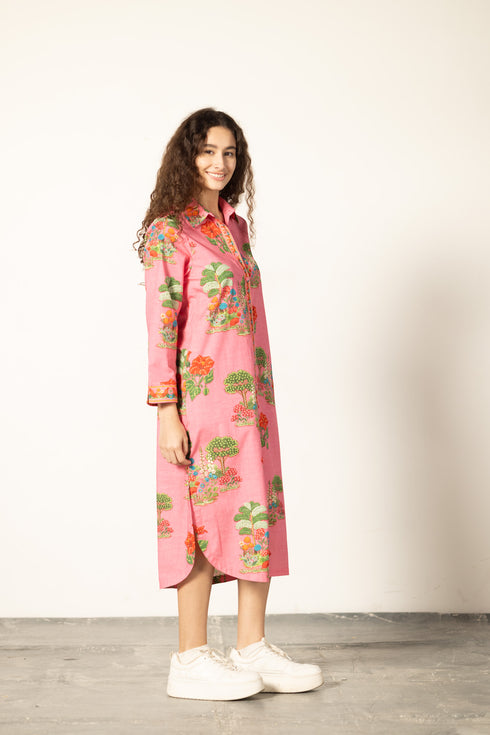 PINK ISLES LIZ DRESS