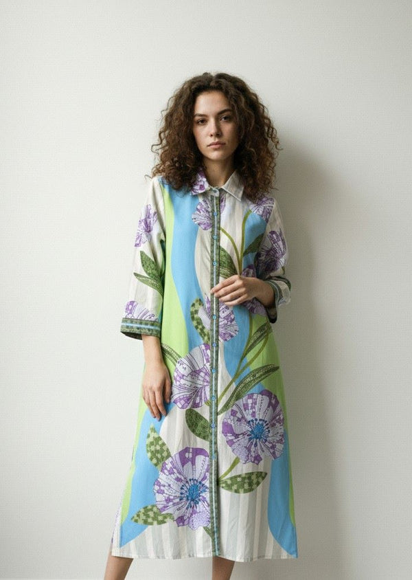 LAVENDER BLOOM ELIZA DRESS