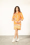 APRICOT FILIGREE AVA DRESS