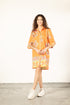 APRICOT FILIGREE AVA DRESS
