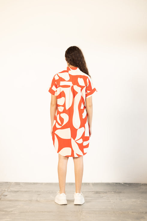 SCARLET SHARDS ANNA DRESS