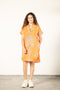 APRICOT FILIGREE ALANA DRESS