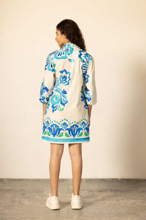 OCEAN BLOOM AVA DRESS