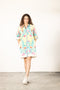 AQUA SCROLL AVA DRESS