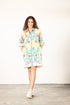 AQUA SCROLL AVA DRESS