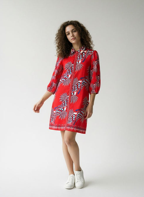 CRIMSON ASCENT AVA DRESS