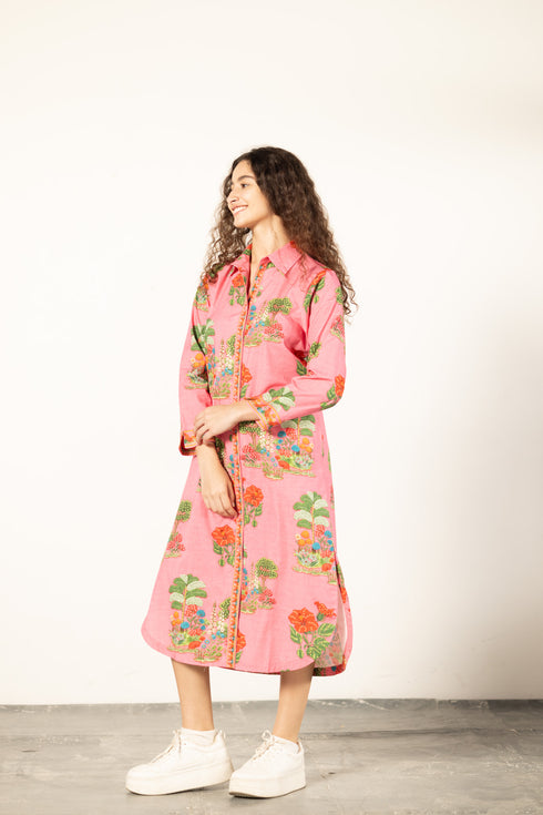 PINK ISLES LIZ DRESS
