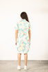AQUA SCROLL ALANA DRESS