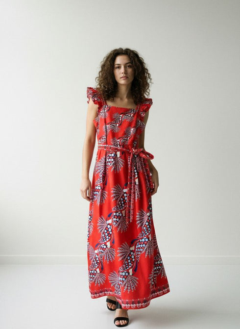 CRIMSON ASCENT ELSIE DRESS