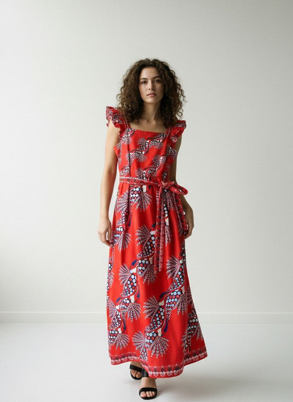 CRIMSON ASCENT ELSIE DRESS