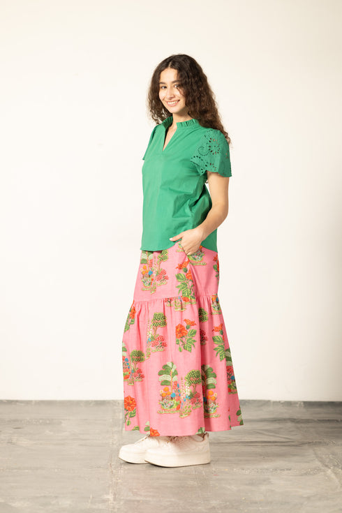 PINK ISLES ADA SKIRT
