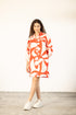 SCARLET SHARDS AVA DRESS