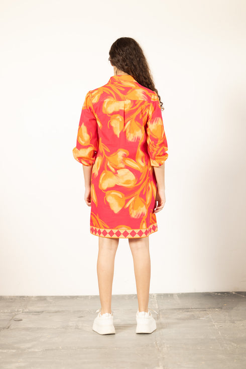 PETAL BLAZE AVA DRESS