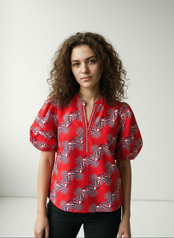 CRIMSON ASCENT RAYA TOP