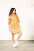APRICOT FILIGREE AVA DRESS