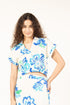 OCEAN BLOOM ZIA TOP