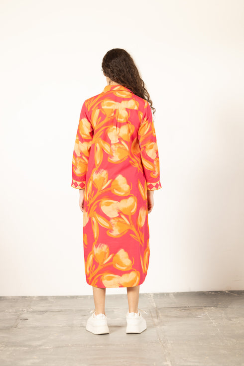PETAL BLAZE LIZ DRESS