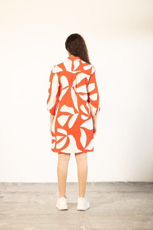 SCARLET SHARDS AVA DRESS