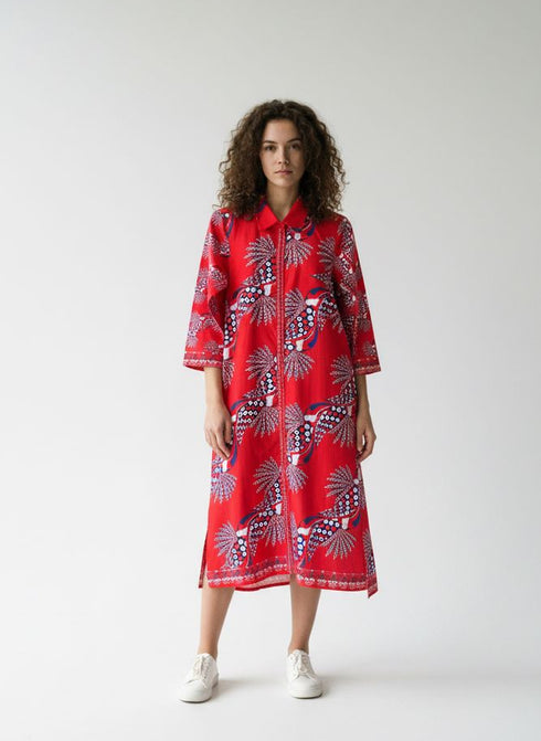 CRIMSON ASCENT ELIZA DRESS