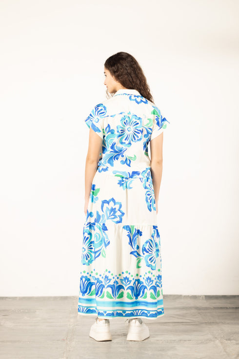 OCEAN BLOOM ZIA TOP