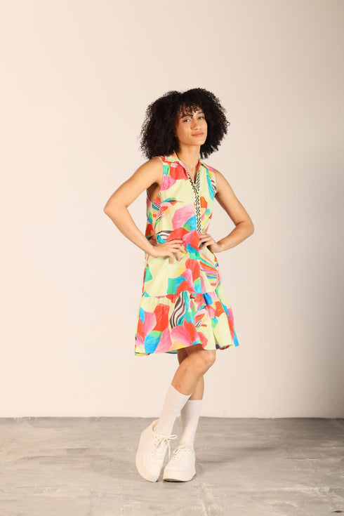 LEMON POPS LUNA DRESS