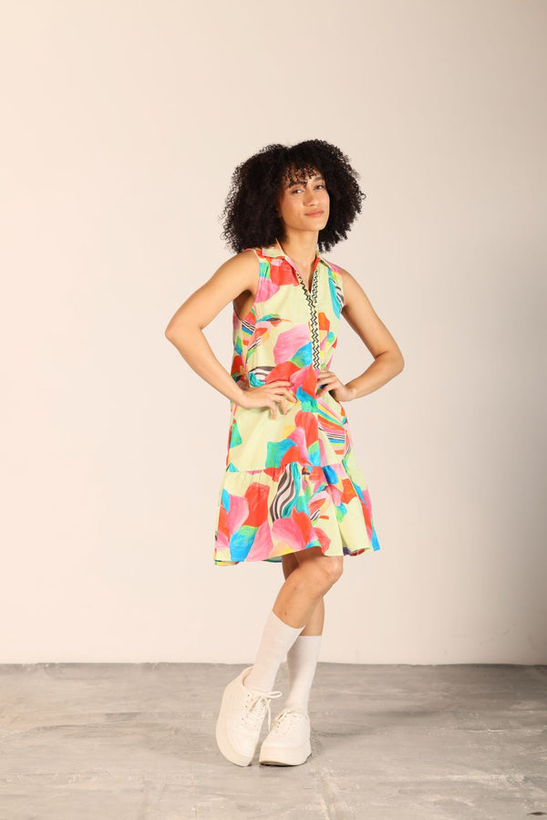 LEMON POPS LUNA DRESS