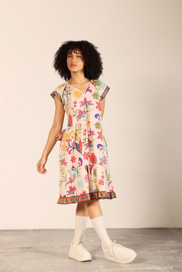 CORAL ISLAND CHLOE DRESS