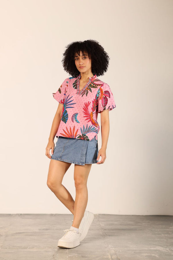 BANANA BAROQUE FAYE TOP