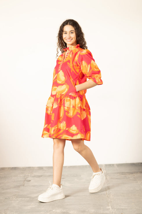 PETAL BLAZE SASHA DRESS