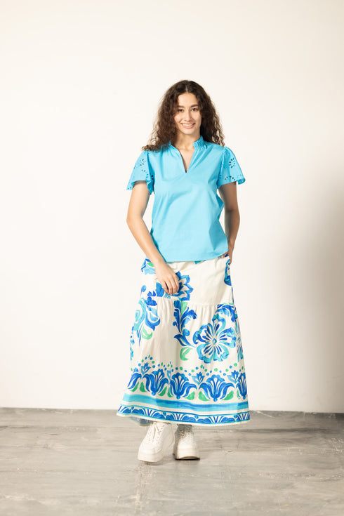 OCEAN BLOOM ADA SKIRT
