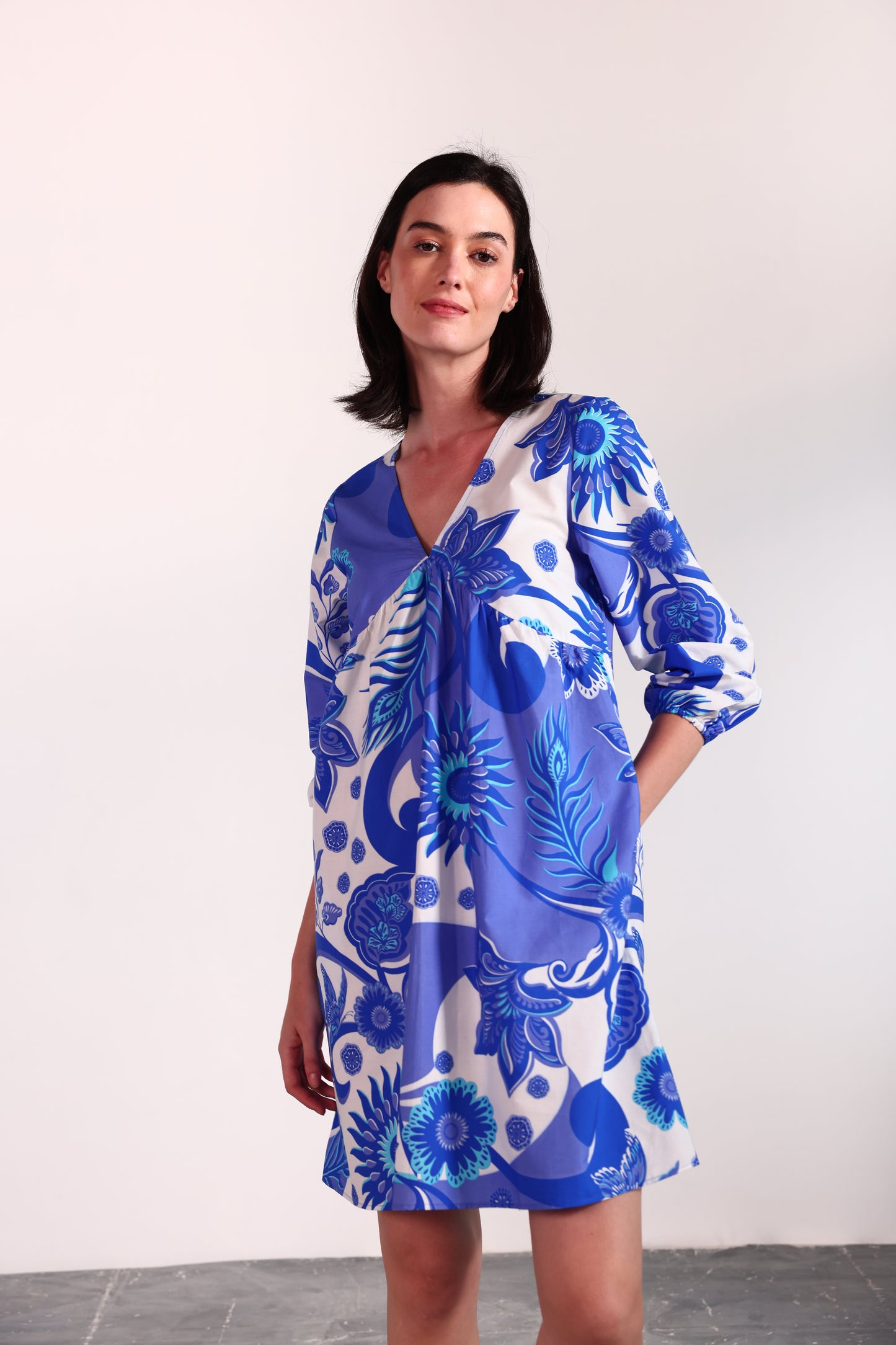 PORCELAIN ANA DRESS