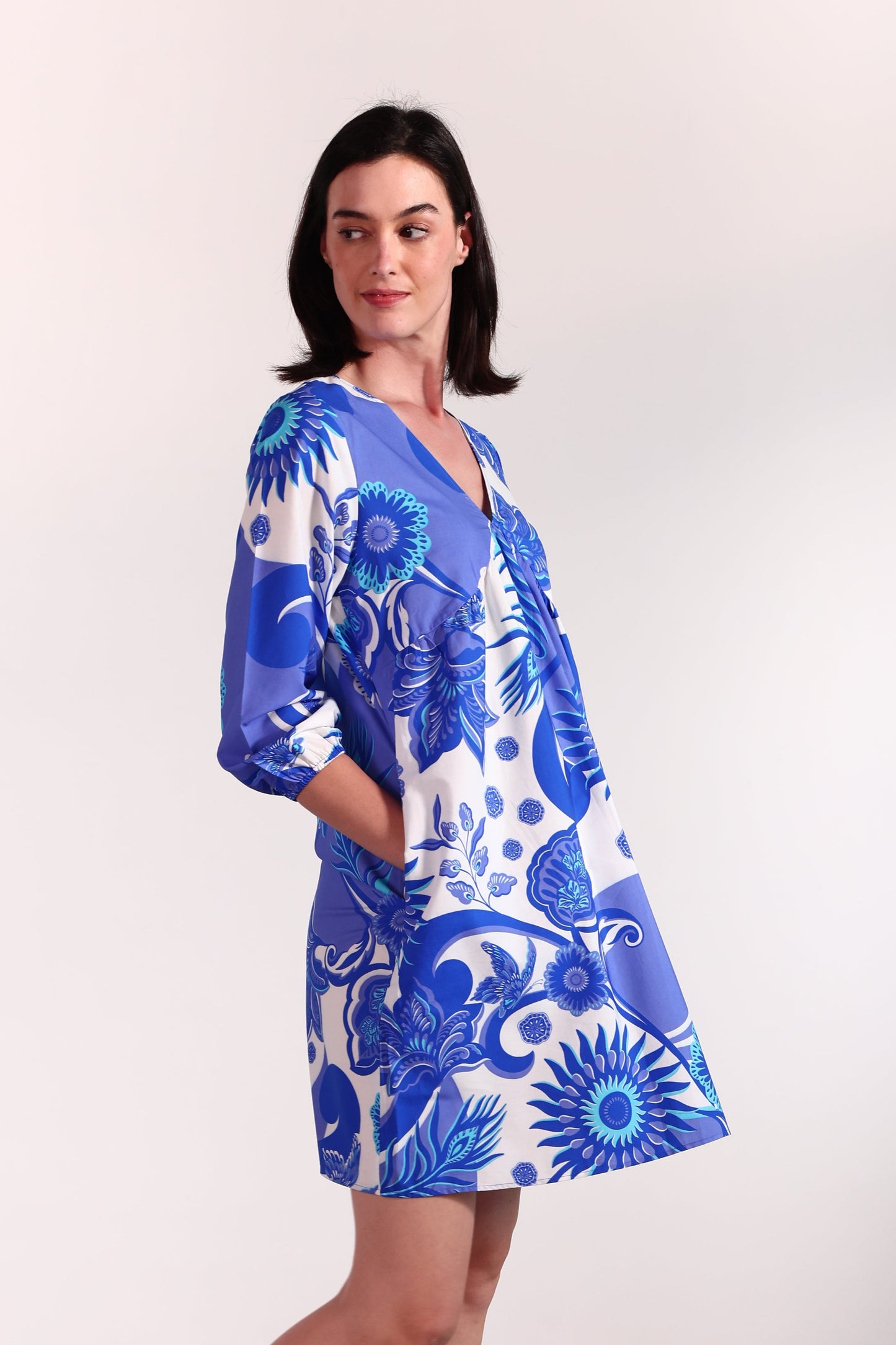 PORCELAIN ANA DRESS