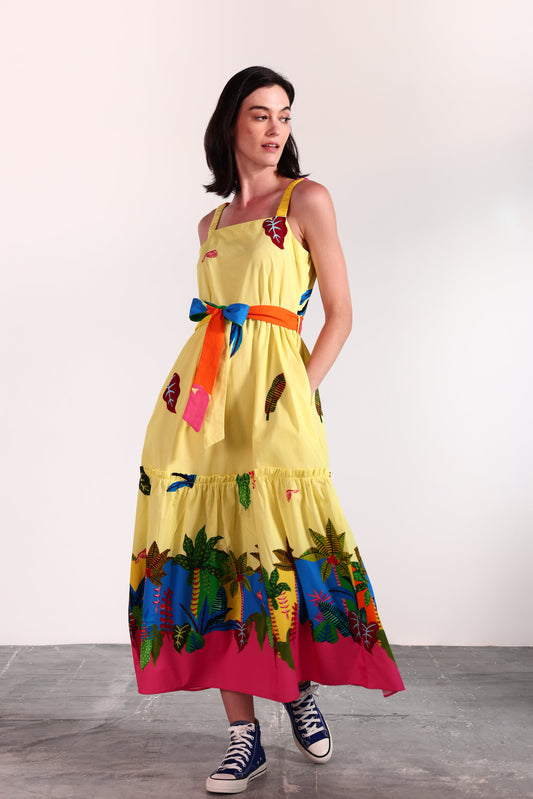 TROPICAL PATCHWORK ANDI DRESS