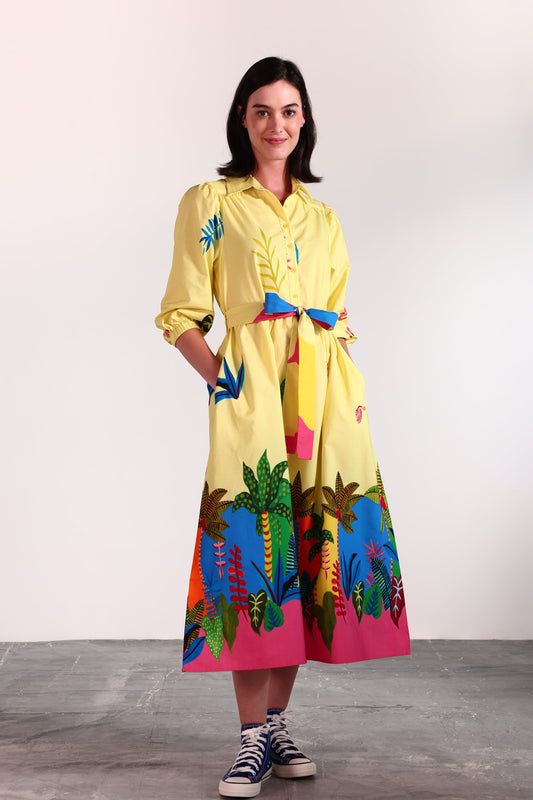 TROPICAL PATCHWORK REMI DRESS