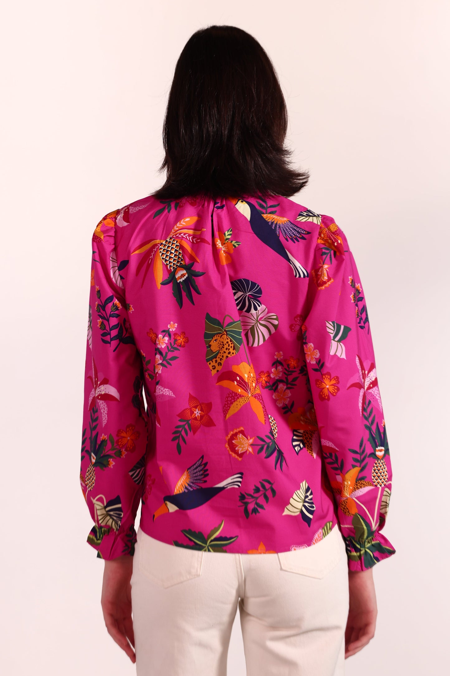 RASPBERRY BLOOM ASHLEY TOP
