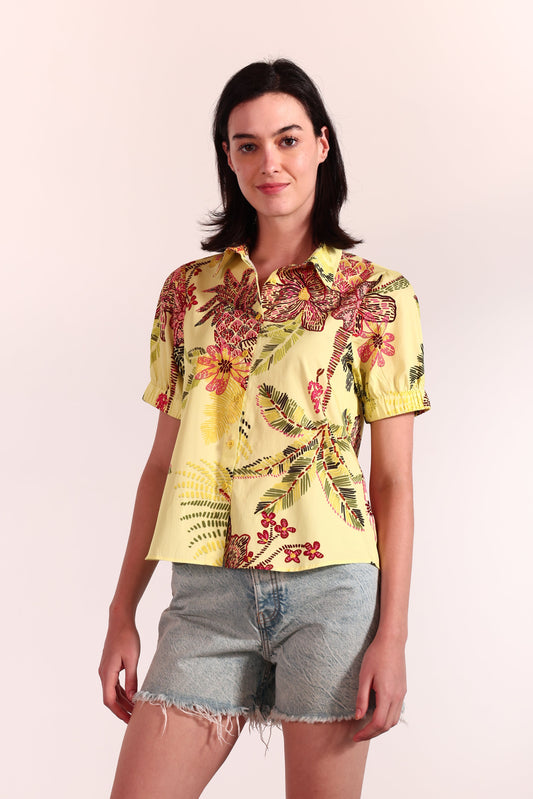 SPECKLED GARDEN NICO TOP