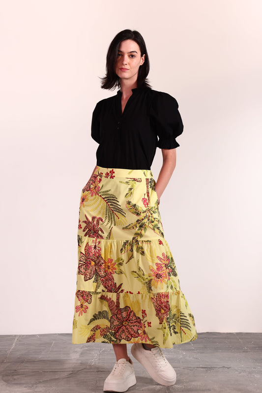 SPECKLED GARDEN ADA SKIRT