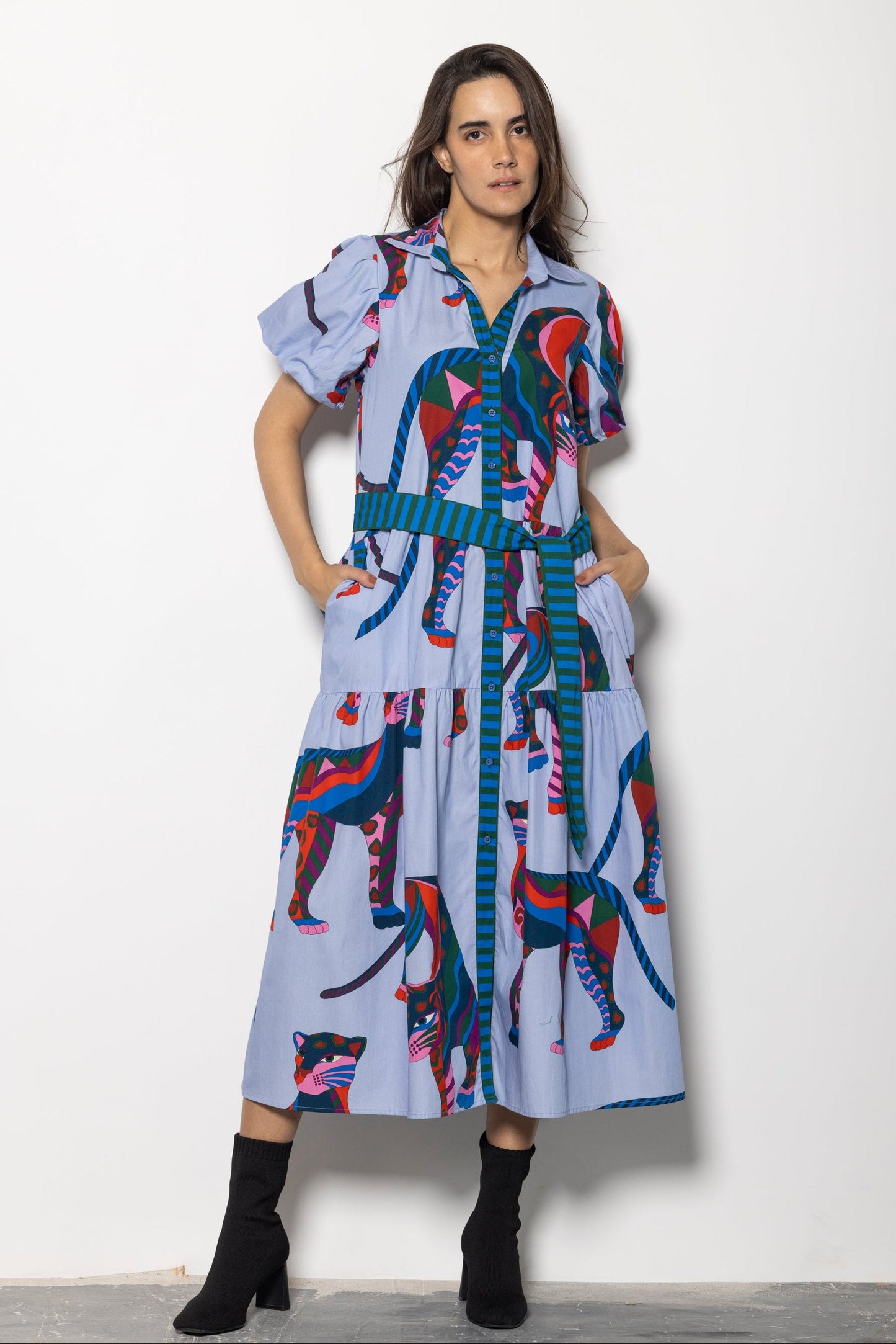 CHEETAH MIRAGE DELLA DRESS