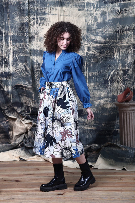 OUTLINE FLORALS KIRA SKIRT