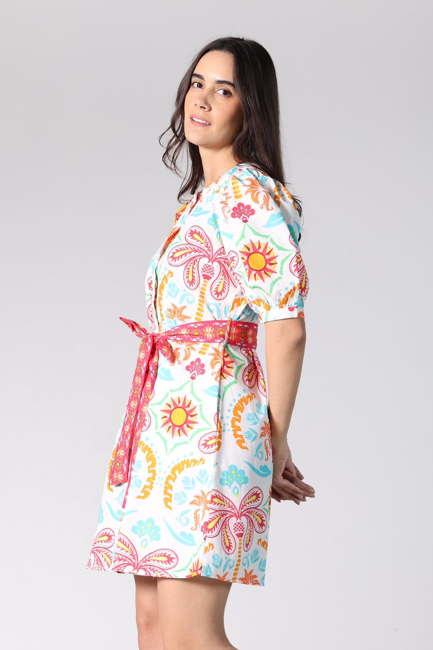 GEO PALMS SKYLA DRESS