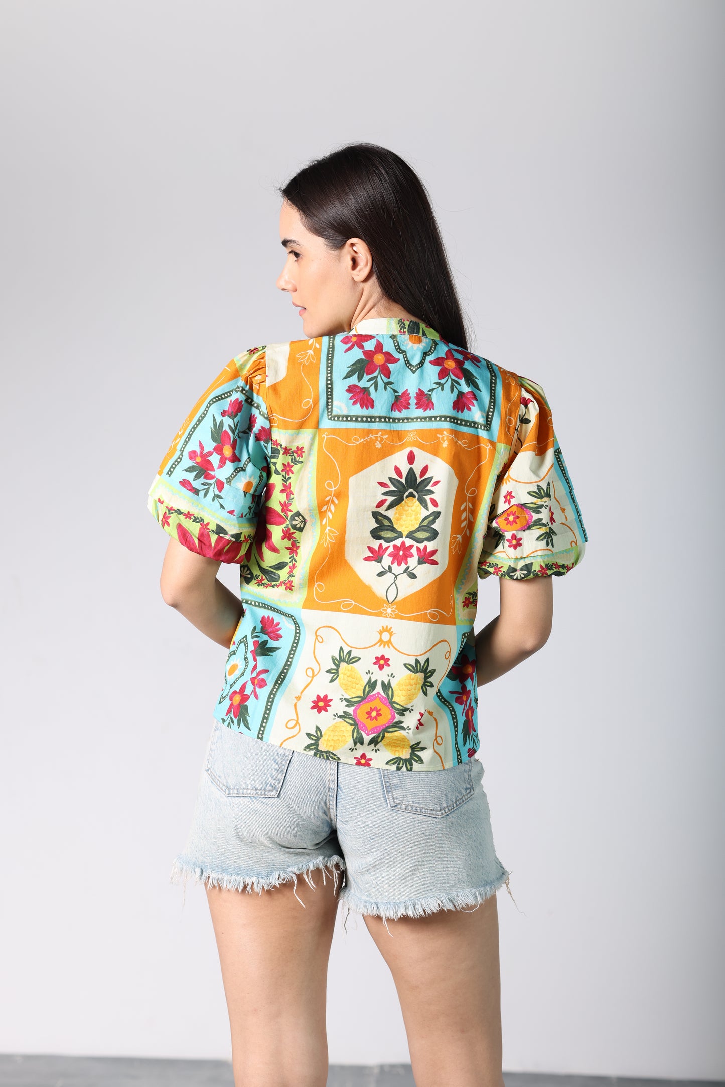 PATCHWORK RAYA TOP