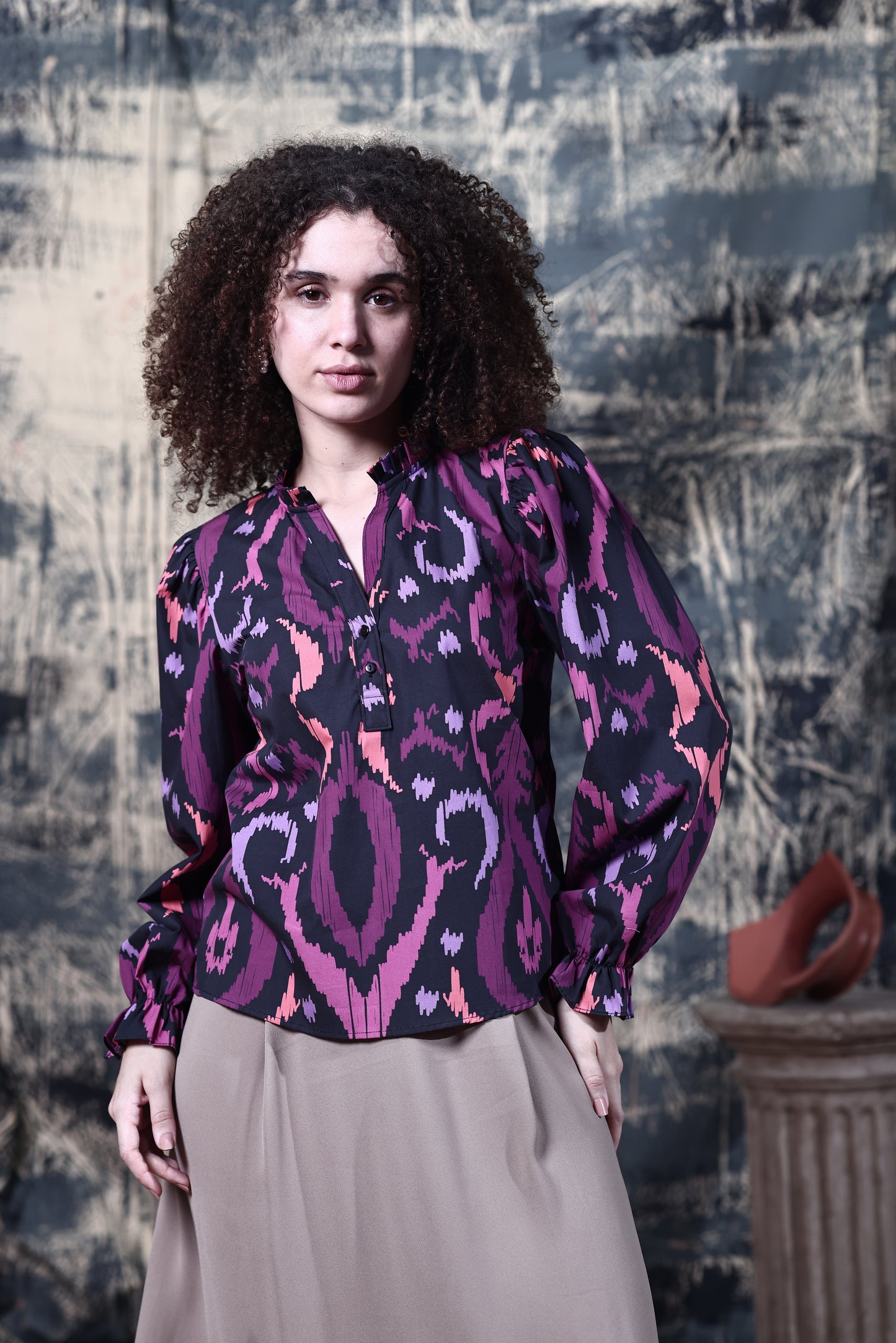 ARABIAN IKAT ASHLEY TOP