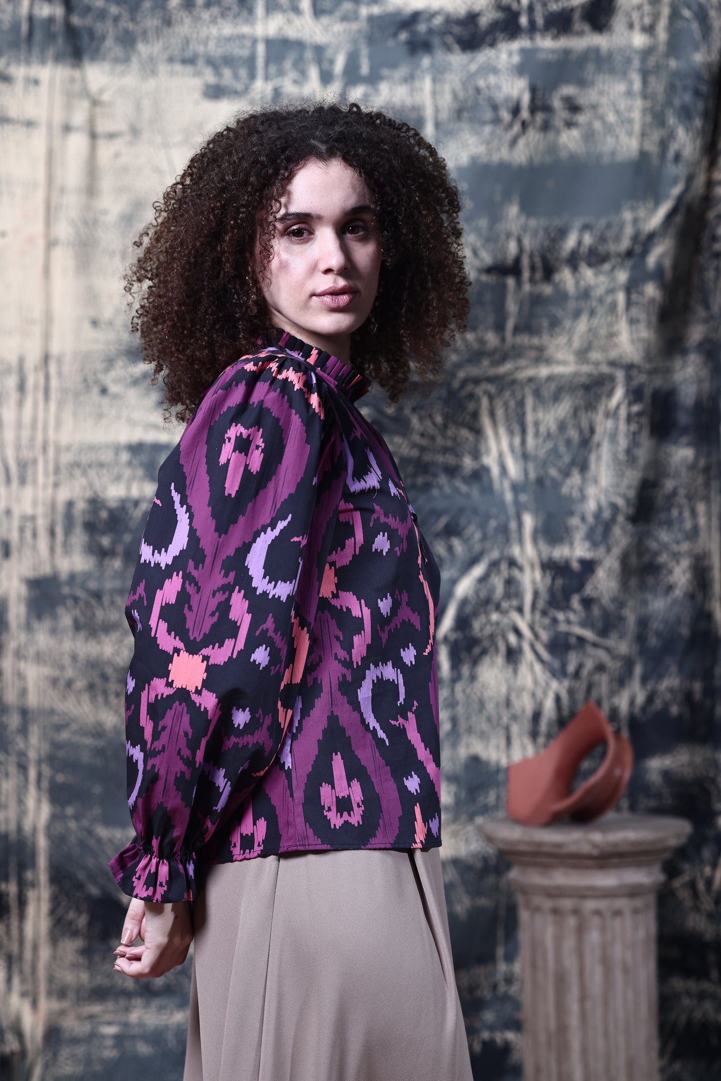 ARABIAN IKAT ASHLEY TOP