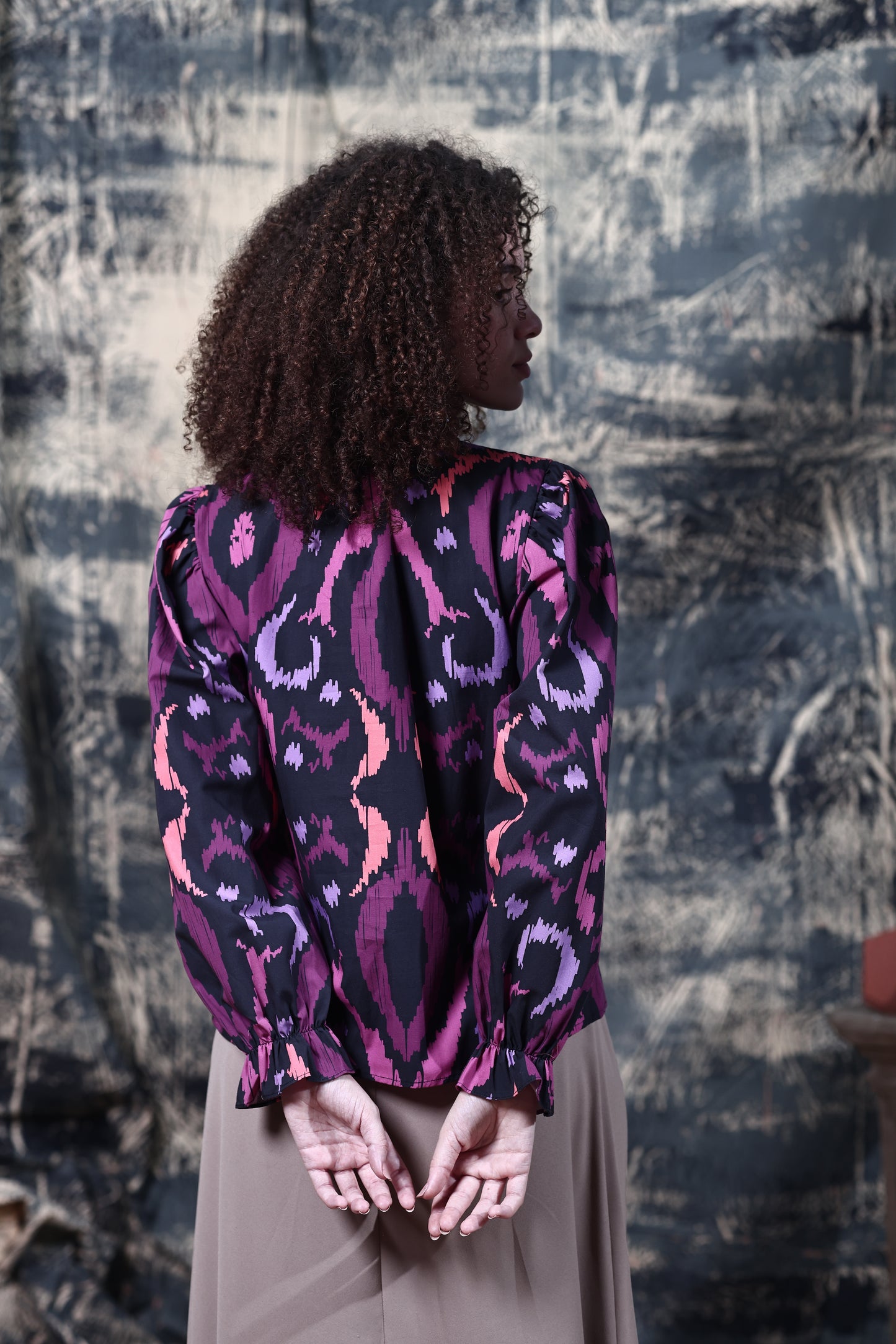 ARABIAN IKAT ASHLEY TOP