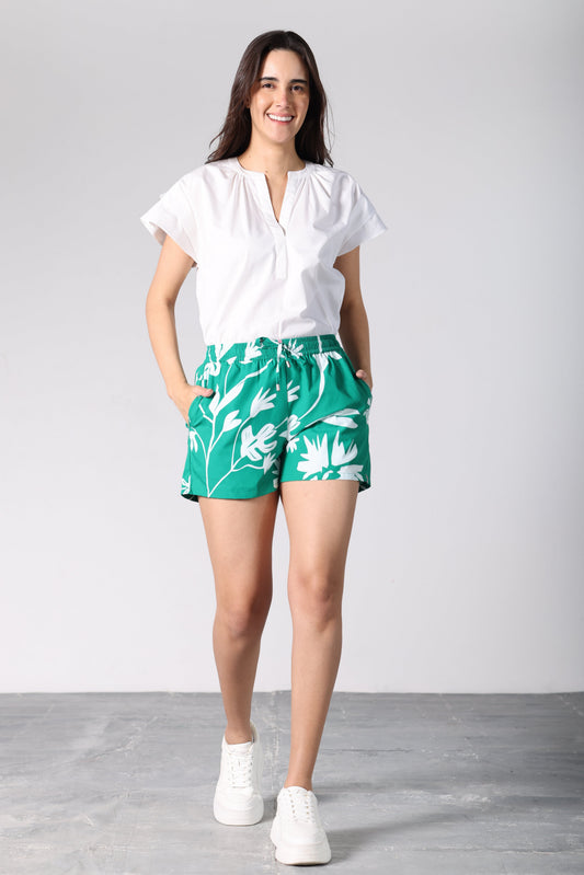 MINT FLORA LIZ SHORTS